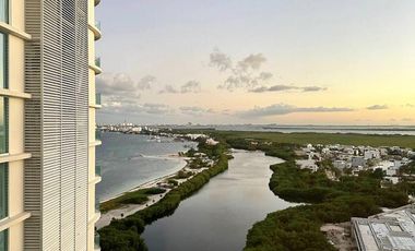 SLS Beach Tower Piso 18 Vistas al Mar · 3 Recámaras — Venta/Renta Departamento en Cancún