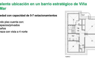 Casa en Arriendo en 4 Norte / Barrio Ponientes / Viña del Mar