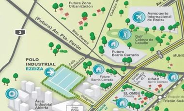 VENTA LOTE POLO INDUSTRIAL EZEIZA 7940 METROS