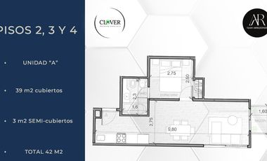 Venta Depto. 2 ambientes Villa Ortuzar - A Estrenar