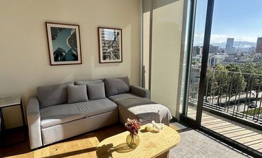 RENTA DEPARTAMENTO AMUEBLADO CON SUPER VISTA EN COLONIA JUAREZ