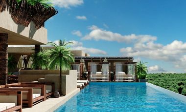 Departamento Tercer Nivel con Alberca Privada, Región 8, Tulum ID2443