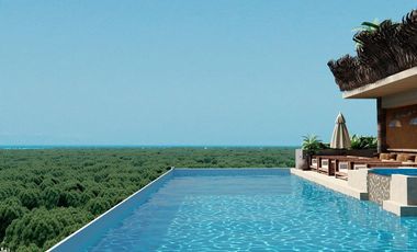 Departamento Tercer Nivel con Alberca Privada, Región 8, Tulum ID2443