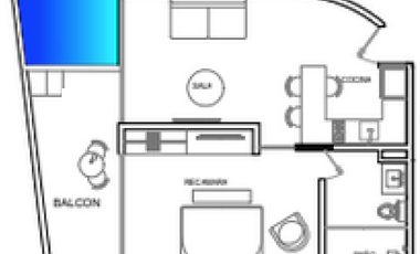 Departamento Tercer Nivel con Alberca Privada, Región 8, Tulum ID2443