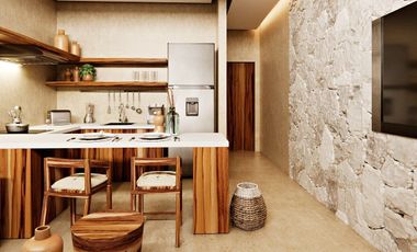 Departamento Tercer Nivel con Alberca Privada, Región 8, Tulum ID2443