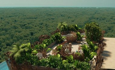 Departamento Tercer Nivel con Alberca Privada, Región 8, Tulum ID2443