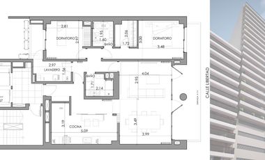 VENTA/PERMUTA - Departamento 2 dormitorios, piso exclusivo. Vista franca al rio. Barrio Martín.