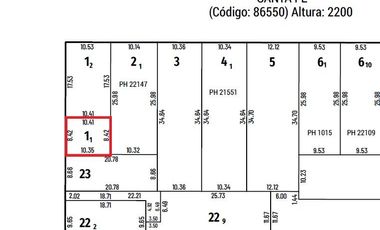 Terreno en venta Barrio Lourdes Rosario