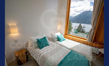 ALQUILER TURÍSTICO - Casa categoria impresionante vista al lago en barrio cerrado Villa la Angostura