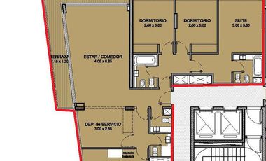 Departamento 4 Ambientes Edificio Bahía del Puerto piso alto vista única al río