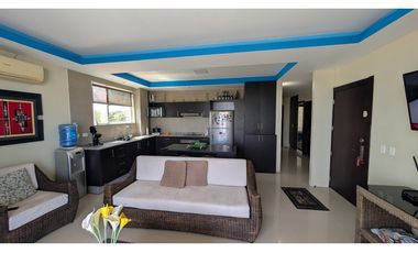 En venta departamento con vista al mar Manta urb Lomas de Barbasquillo