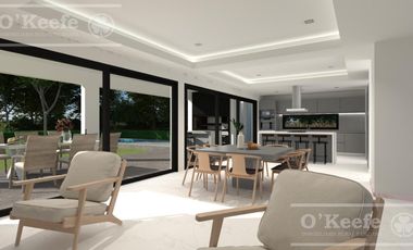 Casa en venta a estrenar de cuatro ambientes sobre un lote central en Villalobos - Pueblos del Plata