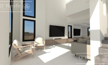 Casa en venta a estrenar de cuatro ambientes sobre un lote central en Villalobos - Pueblos del Plata