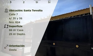 Casa mas depto. en Santa Teresita