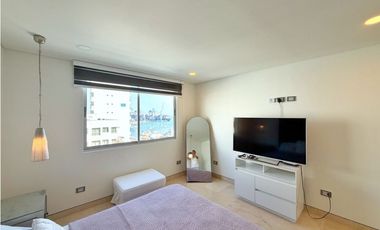En Arriendo Apartmento Amoblado en Manga Vista a la Bahia