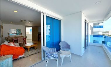 En Arriendo Apartmento Amoblado en Manga Vista a la Bahia