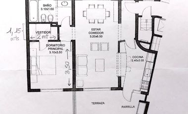 ALQUILER Departamento en Portezuelo