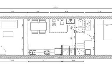 VENTA DEP. 2 1/2 AMBIENTES CON PATIO/PARRI OLIVOS
