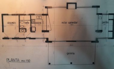 QUINCHO EN VENTA . A TERMINAR. CON GRAN TERRENO