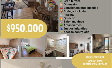 SE ARRIENDA DEPARTAMENTO FULL AMOBLADO