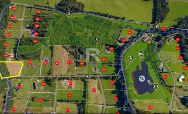 PARCELA CON PRADERA Y BOSQUE EN CONDOMINIO IDANMAPU