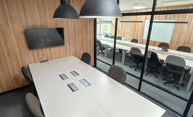 Oficina en alquiler temporario - Amoblada - 10 puestos + sala de reunión + privado