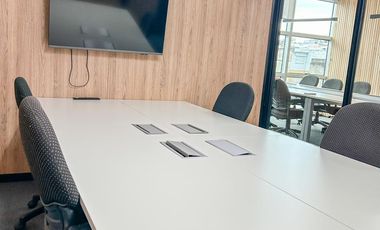 Oficina en alquiler temporario - Amoblada - 10 puestos + sala de reunión + privado