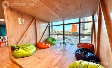 Oficina en alquiler temporario - Amoblada - 10 puestos + sala de reunión + privado