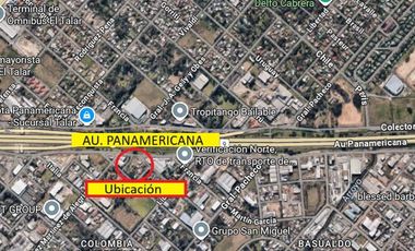 Depósito con showroom sobre Panamericana