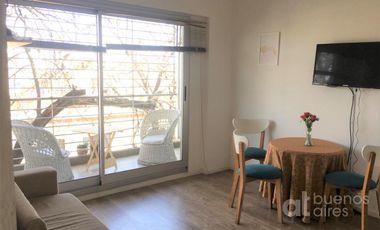 Monoambiente  en Alquiler Temporal con BALCON Y PILETA