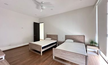 HERMOSA CASA EN RENTA AMUEBLADA EN MERIDA RESIDENCIAL ALLEGRA