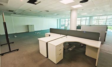 Oficinas en alquiler, planta libre con divisiones, próximas a Av 9 de Julio