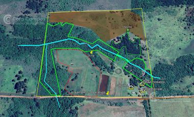 Se Vende Chacra . Con casa, arroyo y tajamares. Santa Ana Misiones