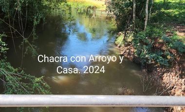 Se Vende Chacra . Con casa, arroyo y tajamares. Santa Ana Misiones
