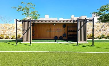 Casa al norte de Mérida Conkal, de una sola planta en privada