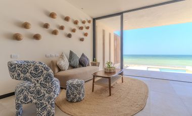 Casas en venta, Mérida, playa Telchac Puerto, frente al mar