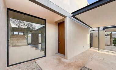 Casa en Conkal con 3 habitaciones, en privada con amenidades.