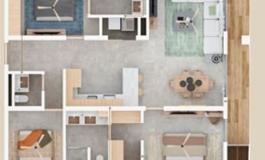 Departamento al norte de Mérida. Temozón Yucatán