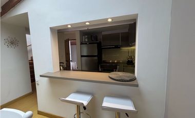 ARRIENDO APARTAMENTO 120m2  AMOBLADO + ESTUDIO + BALCON  CHICO (103)