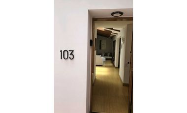 ARRIENDO APARTAMENTO 120m2  AMOBLADO + ESTUDIO + BALCON  CHICO (103)