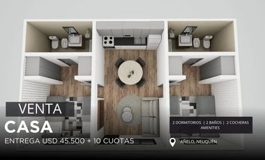 En Venta Casa en Pozo 2 Dormitorios Añelo