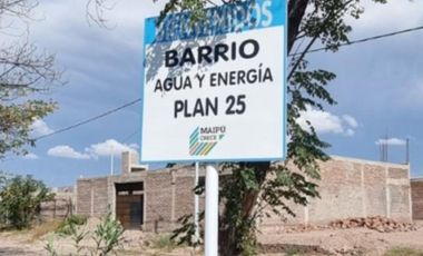 Venta lote 252 m2 B° Agua y Energía Plan 25 Maipú.