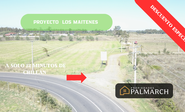 PARCELA DE 5000M2 A 12 MINUTOS DE CHILLAN
