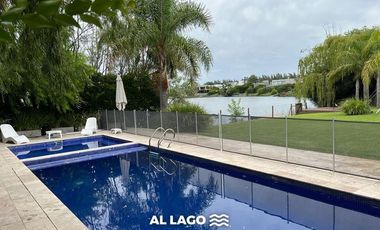 Casa AMOBLADA  a la laguna,  con 4 dormitorios en LOS SAUCES - NORDELTA