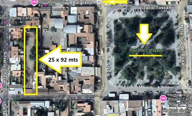 Terreno en venta en Cafayate 25 x 92 con 300m2 de construcción colonial