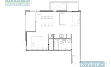 Departamento 2 ambientes a estrenar en Tigre centro – Torres Cardón II