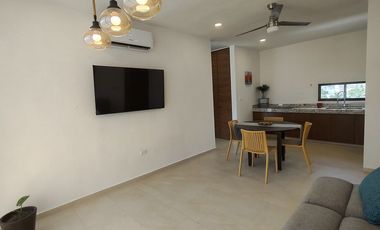 Departamento  renta amueblado y equipado en Privada Zennova, Dzityá