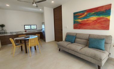 Departamento  renta amueblado y equipado en Privada Zennova, Dzityá