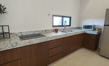Departamento  renta amueblado y equipado en Privada Zennova, Dzityá