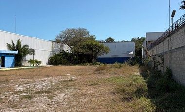 TERRENO PATIO CON MANIOBRAS EN RENTA, MUNDO MAYA, CIUDAD DEL CARMEN, CAMPECHE
